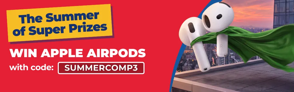 Summer of Super Prizes: WIN Apple AirPods