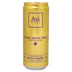 Au Vodka Black Grape Soda 330ml