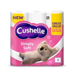 Cushelle Toilet Roll 9pk