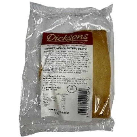 Corned Beef & Potato Pasty