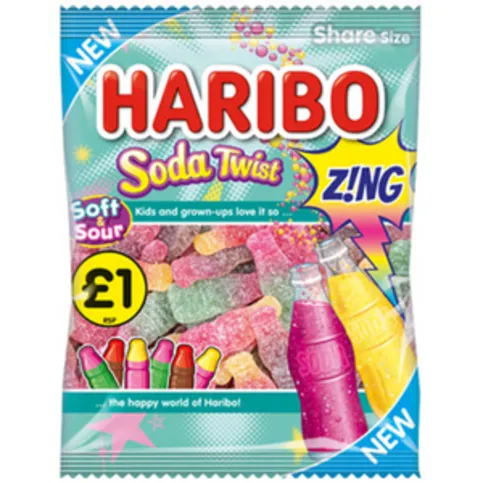 Haribo Soda Twist Zing 160g