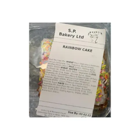 SP Bakery Rainbow Cake