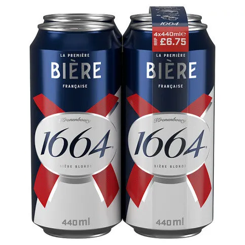 Kronenbourg 1664 Bière Blonde 4x440ml