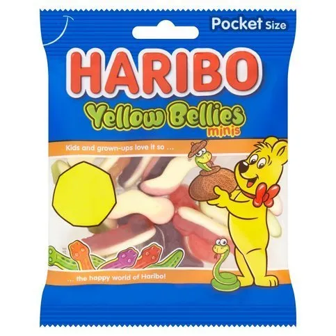 Haribo Mini Yellow Bellies 70g